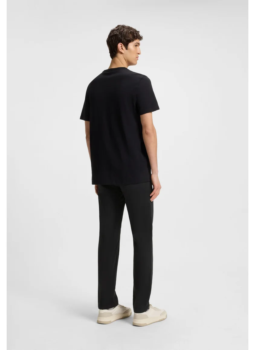 بوس Regular-fit chinos in stretch-cotton satin