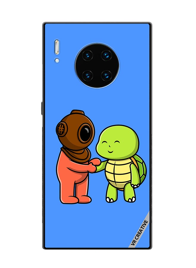 VR CREATIVE Protective Case Cover For Huawei Mate 30 Pro Cute Diver Design Multicolour - Image 1