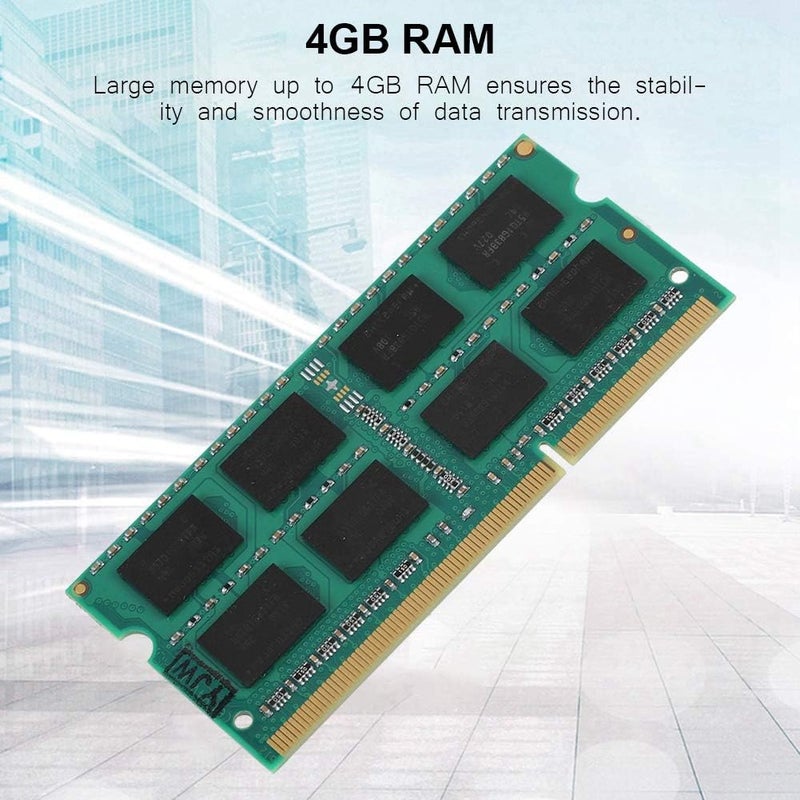 ذاكرة DDR3 4GB 1333MHz لجهاز الكمبيوتر المحمول، نقل بيانات سريع، توافق واسع مع إنتل، 204 دبوس مقاومة عالية للتداخل، قم بالتوصيل وشغل الجهاز، لا حاجة لبرامج تشغيل - Image 3