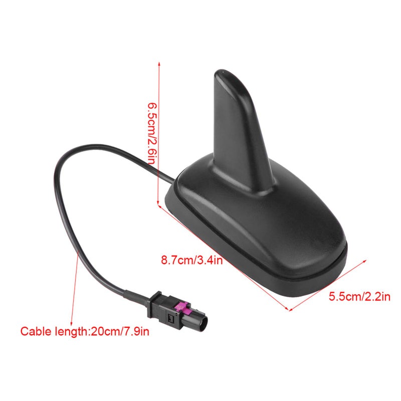 ABS Car Roof Antenna Replacement for Fakra Vehicles Durable Fin Design - Image 5