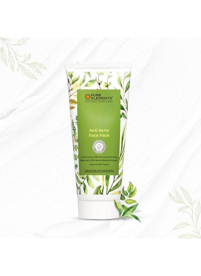 Pure Elements - Anti Acne Face Pack Lightens Acne Scars And Dark Spots (100) - Image 1