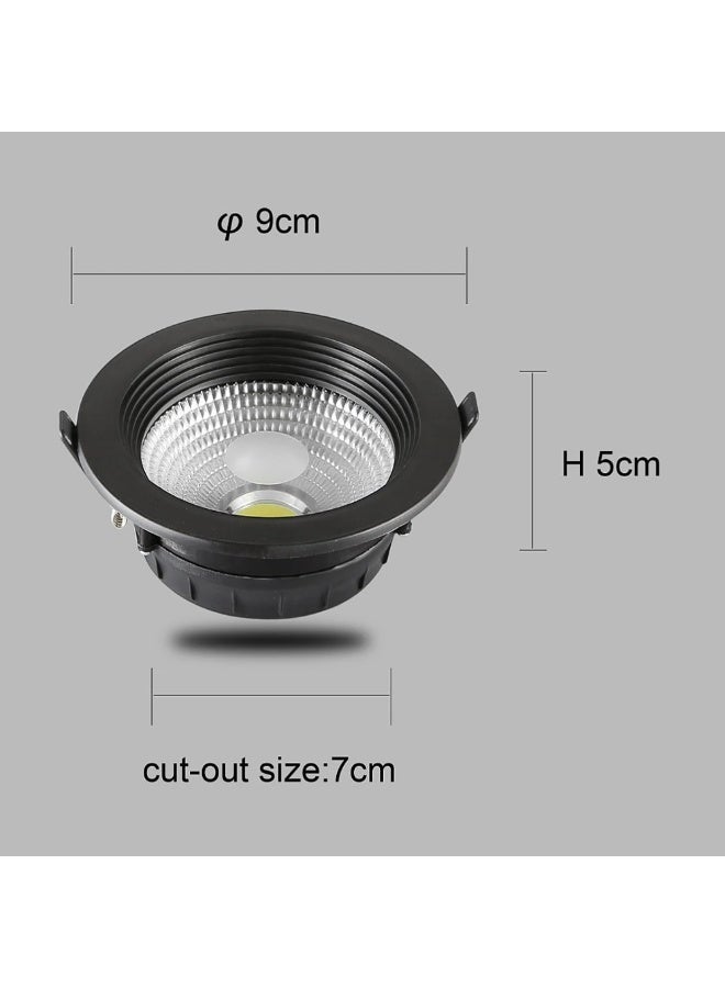 هامر كشاف سبوت لايت اسود لون الانارة اصفر 7 سم 7 واط - Image 2