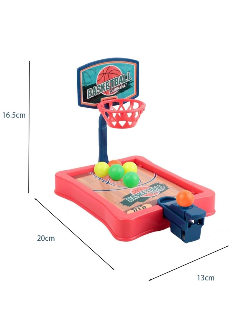 Mini Fingertip Basketball Hoop Set - Exciting Tabletop Interactive Game for Family Fun  - Image 4