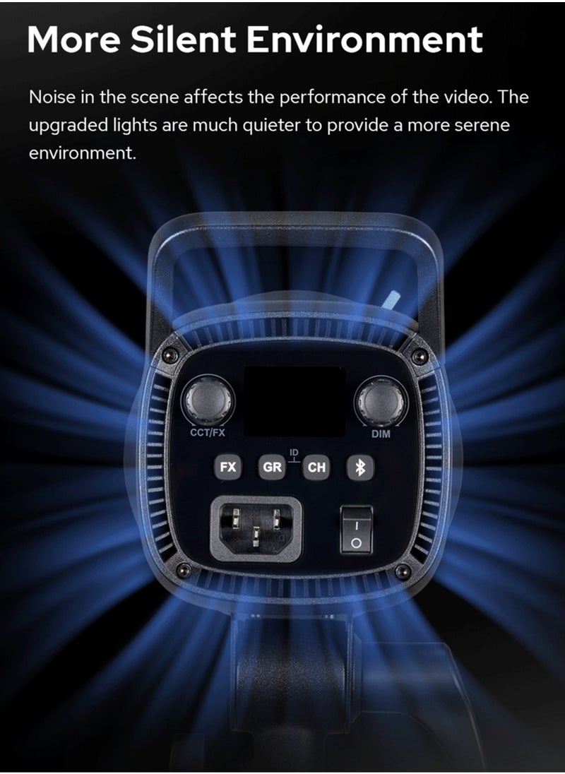 SL60IID استوديو محمول LED فيديو ضوء 70 واط تصوير فوتوغرافي ملء ضوء 5600K¬±200K مدمج 8 تأثيرات إضاءة FX