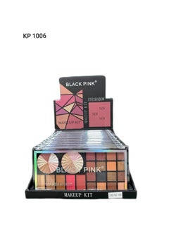 Black Pink 3*1 Eyeshadow Palette + Blusher + Highlighter From Black Baik  - Image 2