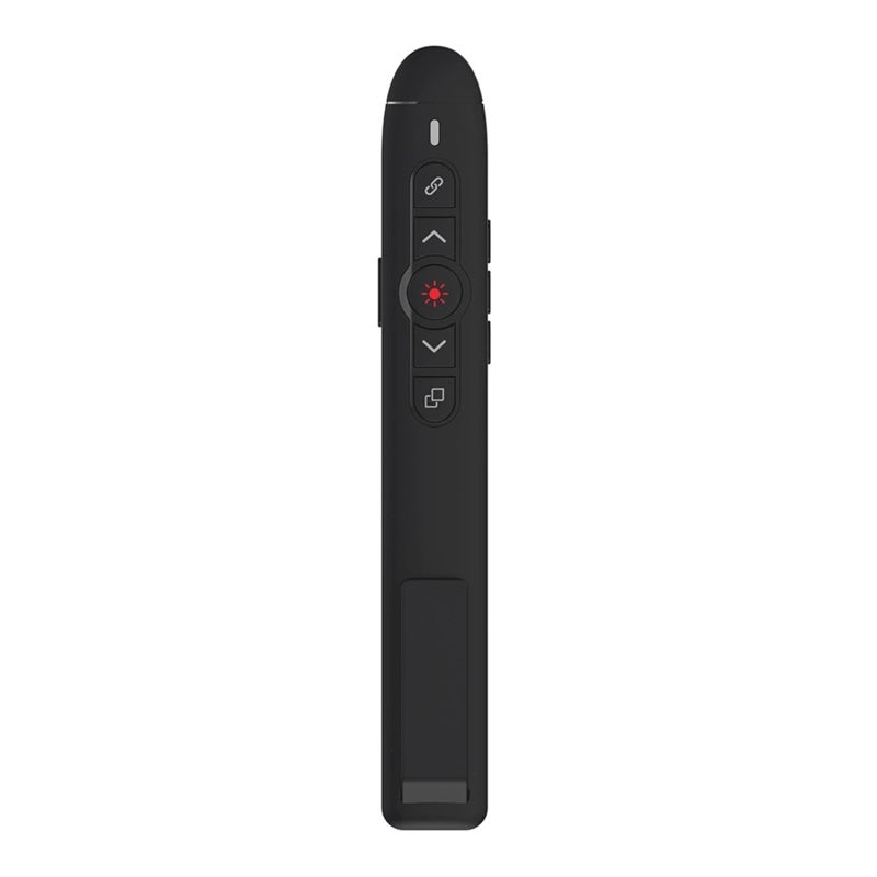 جهاز عرض تقديمي لاسلكي قابل لإعادة الشحن مع مؤشر RF 2.4 جيجاهرتز USB جهاز تحكم باوربوينت للتدريس والاجتماعات وحفلات الزفاف - Image 1