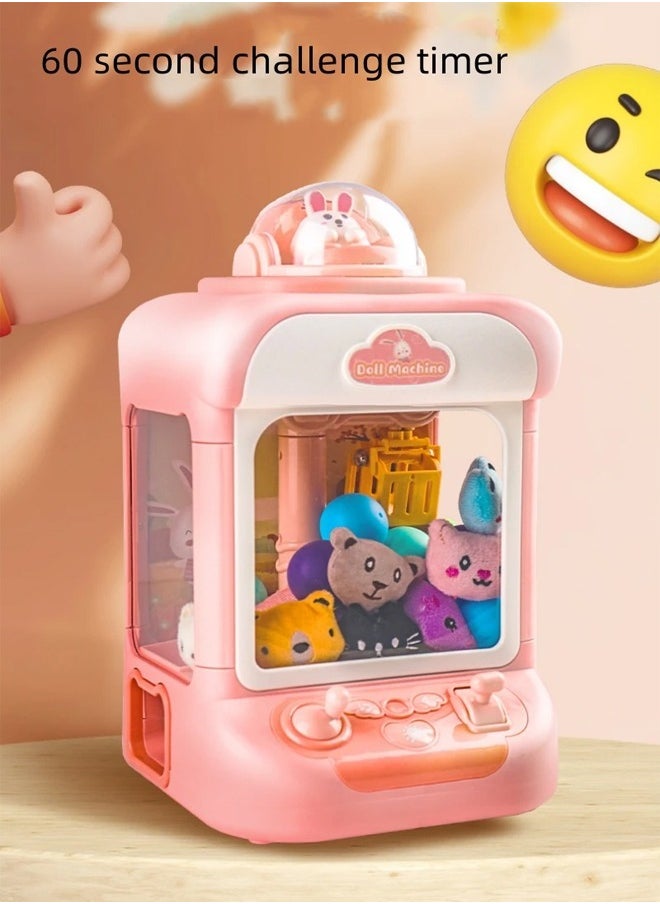 fashionhome Cute Rabbit Vending Machine Candy Grabber Machine Mini Claw Machine Prize Dispenser Toy for Girls Boys Children 19x17.5x30.5 cm  - Image 4
