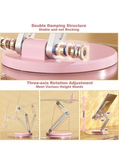 XiuWoo Acrylic Mobile Phone Tablet Holder Rotating Desktop Tablet Universal Lifting Telescopic Adjustable Folding  - Image 5
