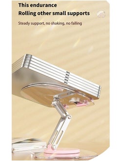 XiuWoo Acrylic Mobile Phone Tablet Holder Rotating Desktop Tablet Universal Lifting Telescopic Adjustable Folding  - Image 4