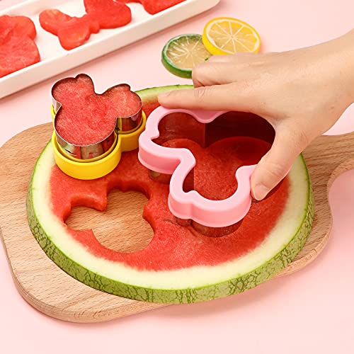 Magigift Multicolor 7-Piece Cookie Cutter Set - Head, Bow, Shoes, Gloves Shapes - Stainless Steel, Dishwasher Safe - Image 5