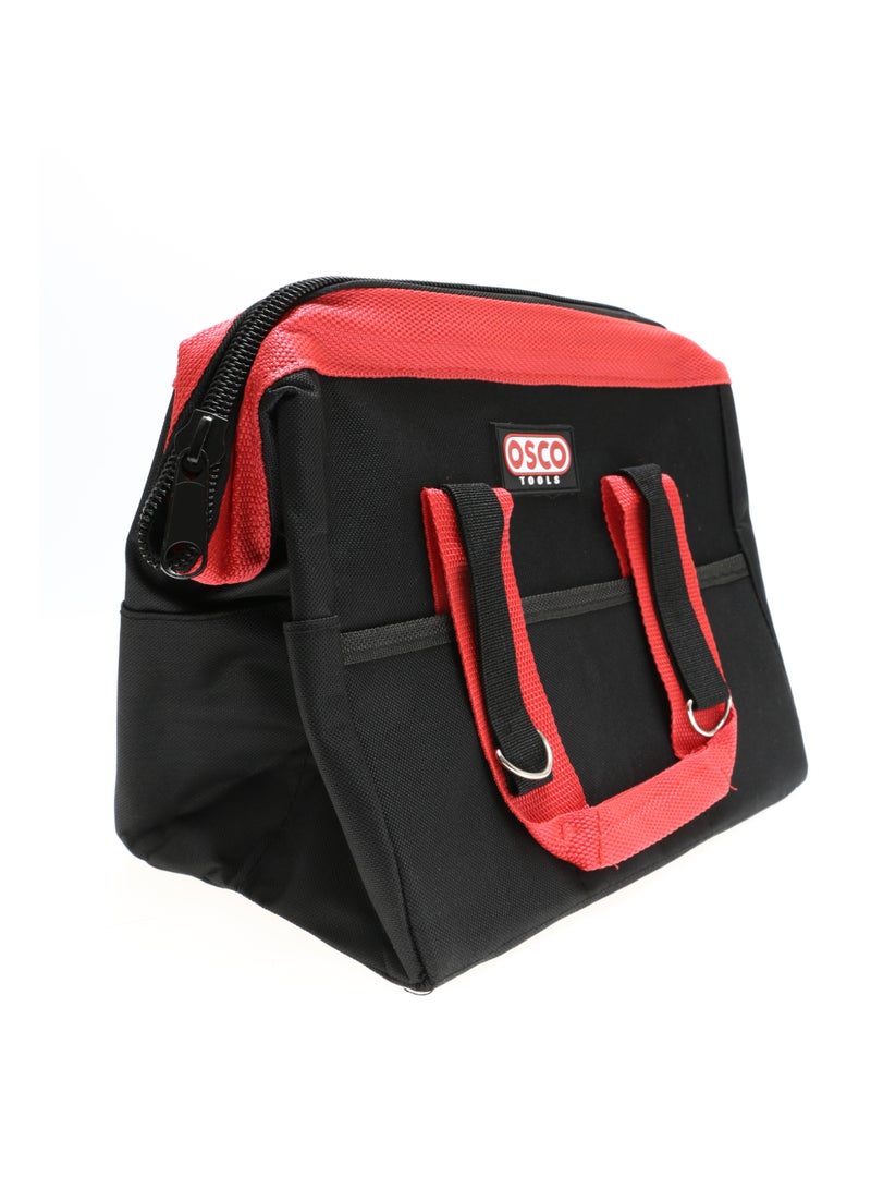 OSCO-TOOLS Osco 13-Inch Canvas Tool Bag – Heavy-Duty Tool Storage Bag with Multiple Pockets, Durable Fabric Construction, and Reinforced Handles for Hand Tools, Maintenance, and Workshop Use - Image 1
