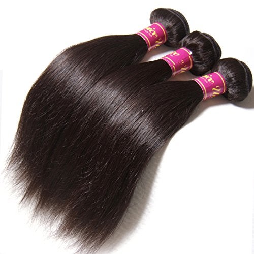 UNICE Hair 10A Malaysian Straight Human Hair 3 Bundles Unprocessed Virgin Human Hair Weave Extensions (18 20 22 inch) - Image 5