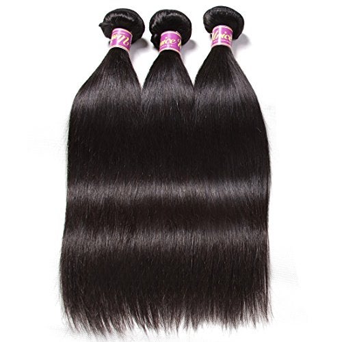 UNICE Hair 10A Malaysian Straight Human Hair 3 Bundles Unprocessed Virgin Human Hair Weave Extensions (18 20 22 inch) - Image 3