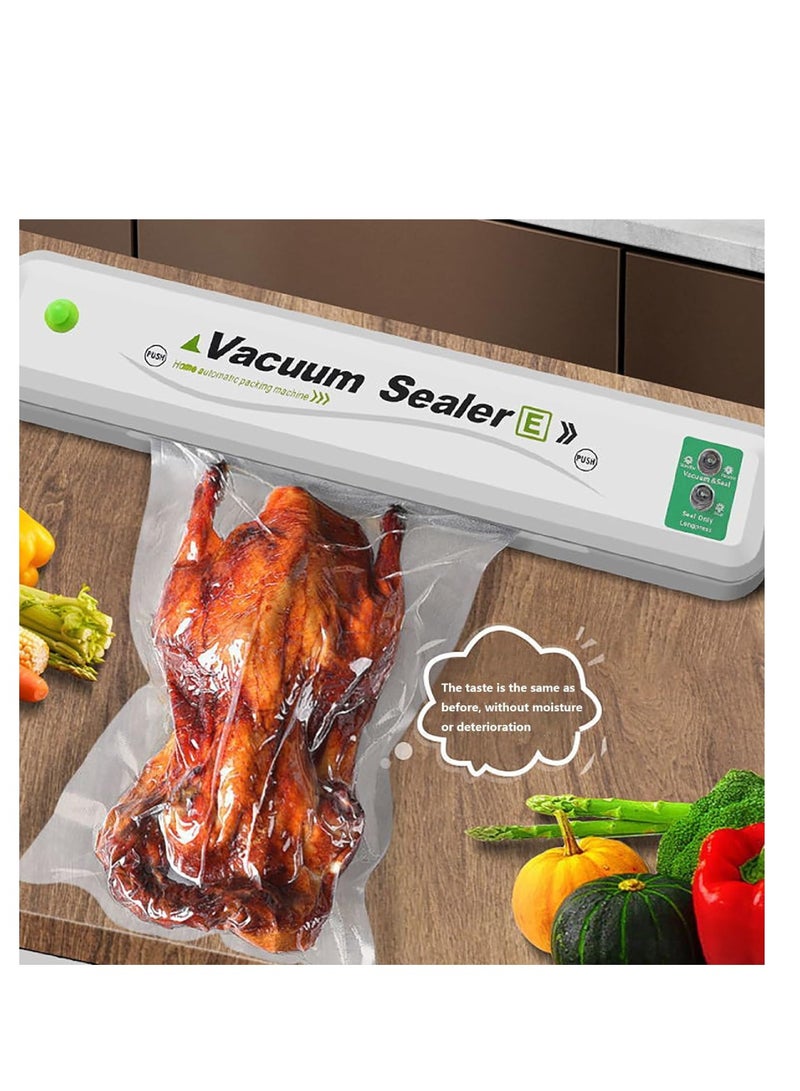 DIGI CORE Vacuum Sealer Machine Automatic Food Sealer Machine With 10 Sealing Bags Food Vacuum Air Sealing System For Food Preservation Storage Saver Easy To Clean - Image 2