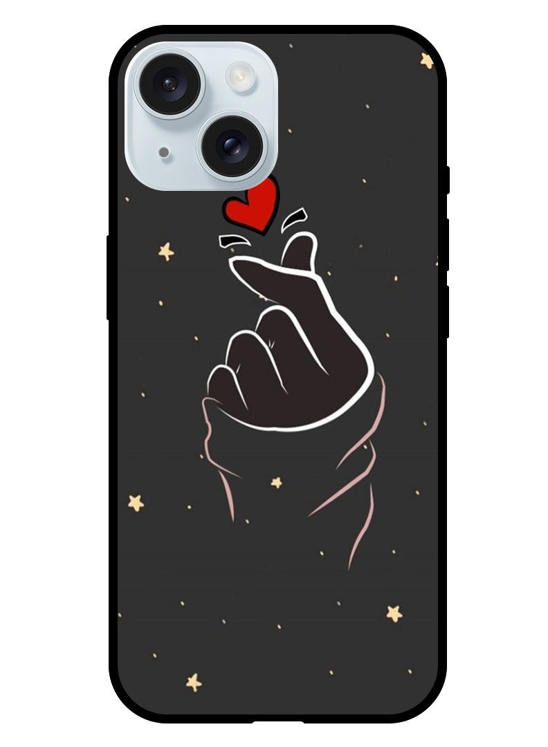 Theodor Protective Case Anti Scratch Shock Proof Bumper Cover For iPhone 15 Plus Snap Love - Image 1