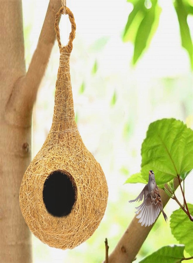 LIVEONCE Natural bhaya Bird nest for Cages and breeding for All Medium,Small Birds with self adheshive Hanging Hooks Pack of 4 - Image 2