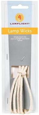 Lamplight Hooper 18 in x 8 in L Round Wick Shape Cotton Lamp Wick 5 pk