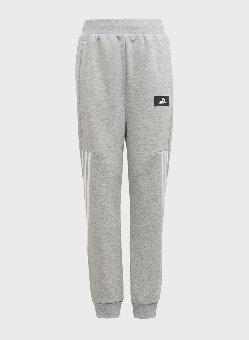 Adidas Youth 3 Stripe Sweatpants