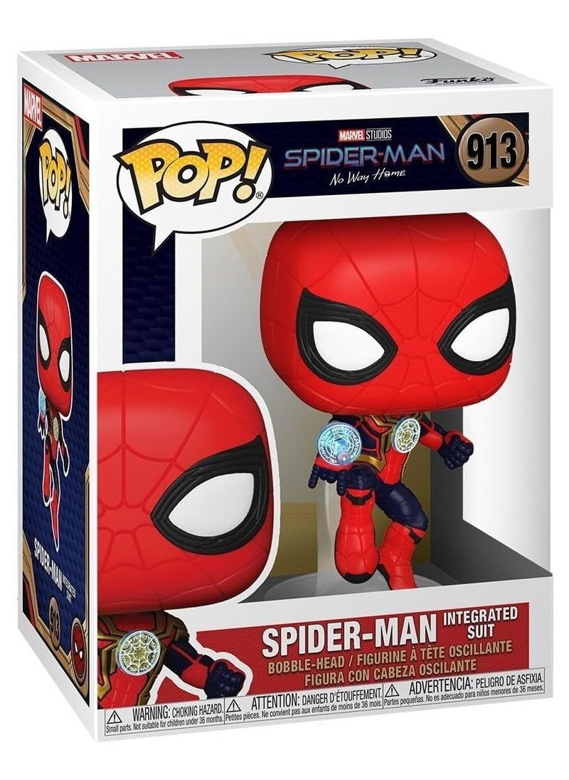 Funko Spider-Man - (Integrated Suit) - Spider-man - Collectable Vinyl Figure - Gift Idea - Official Merchandise  - Image 1