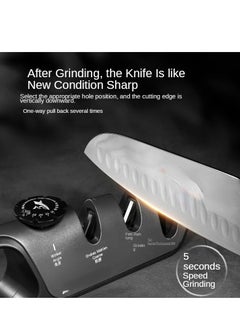 Generic Knife Sharpener 5 in 1 Adjustable Angle Kitchen Grinding Machine Professional Knife Scissors Sharpening Tools Home Kitchen Knife  - Image 2