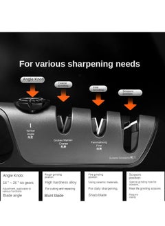 Generic Knife Sharpener 5 in 1 Adjustable Angle Kitchen Grinding Machine Professional Knife Scissors Sharpening Tools Home Kitchen Knife  - Image 3