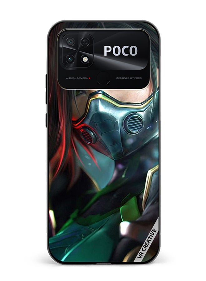 VR CREATIVE Protective Case Cover For Xiaomi Poco C40 Vipe Valorant Design Multicolour - Image 1