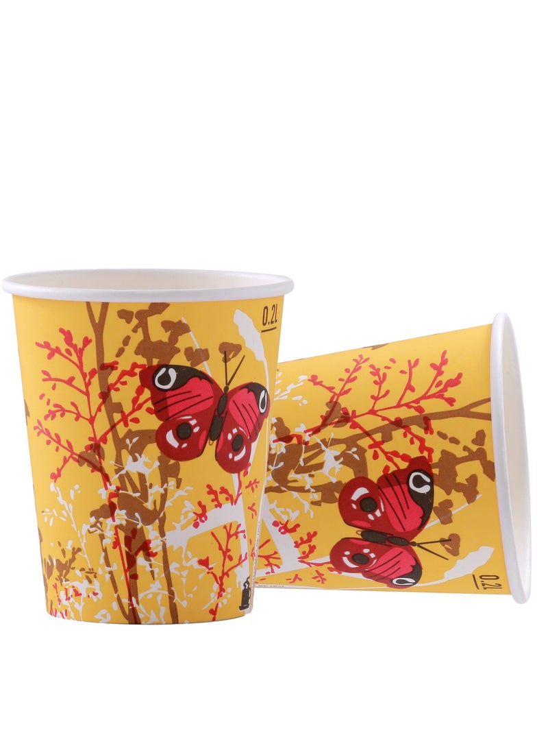 IDEAL PACK PAPER CUP 8 OZ DISPOSABLE CUP PACK OF 50 PCS - Image 3