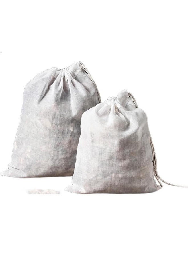 MAX COOK أكياس تصفية الحساء، أكياس توابل الطب الصيني، أكياس فلتر قطنية للتسريب، عبوة 10 قطع Mcpj3578 - Image 1