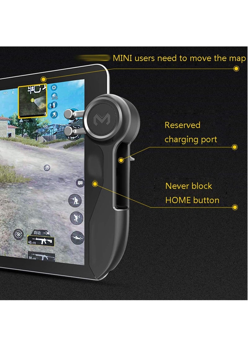 Generic - 6-Finger Tablet Game Joystick Triggers, L1R1 Shooter Fire Aim Buttons, Ergonomic Controller for iPad & Tablet - PUBG & More - Image 1