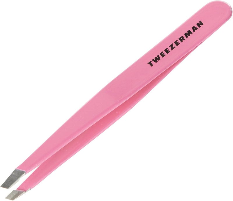 Stainless Steel Slant Tweezer (Pretty in Pink)