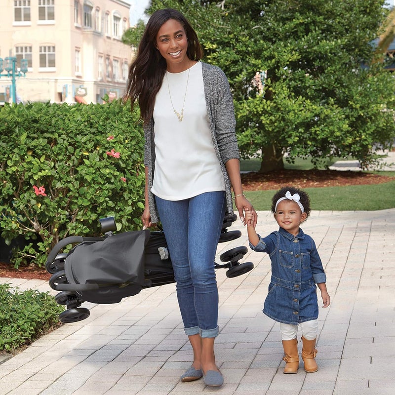 Graco TraveLite Compact Stroller in Grey - Image 4