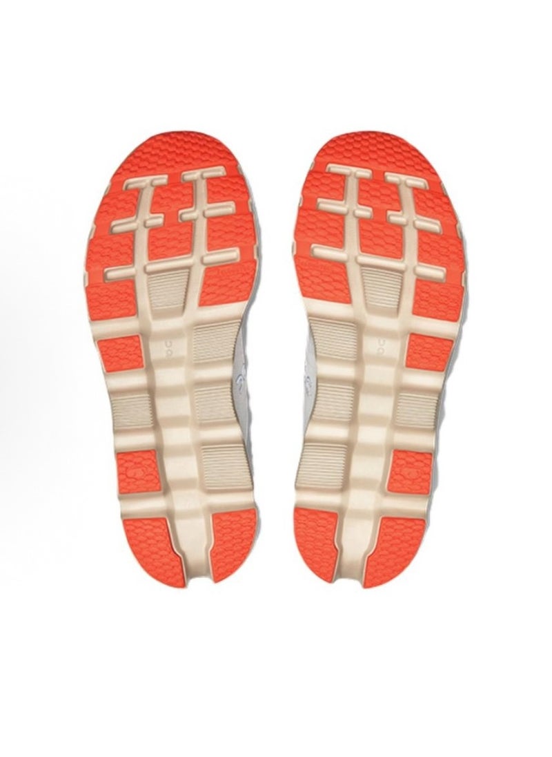 ON - ON stratus 3 casual sports shoes white black orange - Image 1