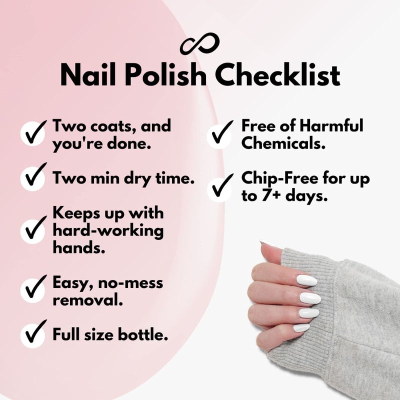Eternal Nail Polish Set 4 Piece Kit: Long Lasting, Quick Dry and Cruelty Free. Made in USA - 0.46 Fluid Ounces Each (Call Me Boss Lady) - Image 5