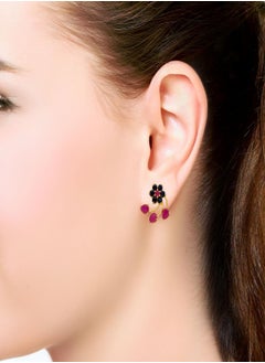 Malabar Gold and Diamonds 22 Carat 916 Purity Precia Gemstone Earrings PGNFNC224ER1Y  - Image 3