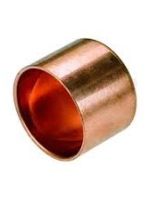 KNP Female Pipe Fitting Ending Cap Copper Connector Solder Water Installation 15mm is a copper connector used in water installations to seal the end of a pipe.