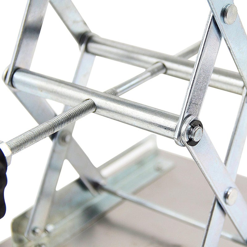HFS (R) 8x8" Stainless Steel Lab Jack Lift Table Scissor Stand Platform Max. Height 10" Load 15kg/33lbs - Image 5