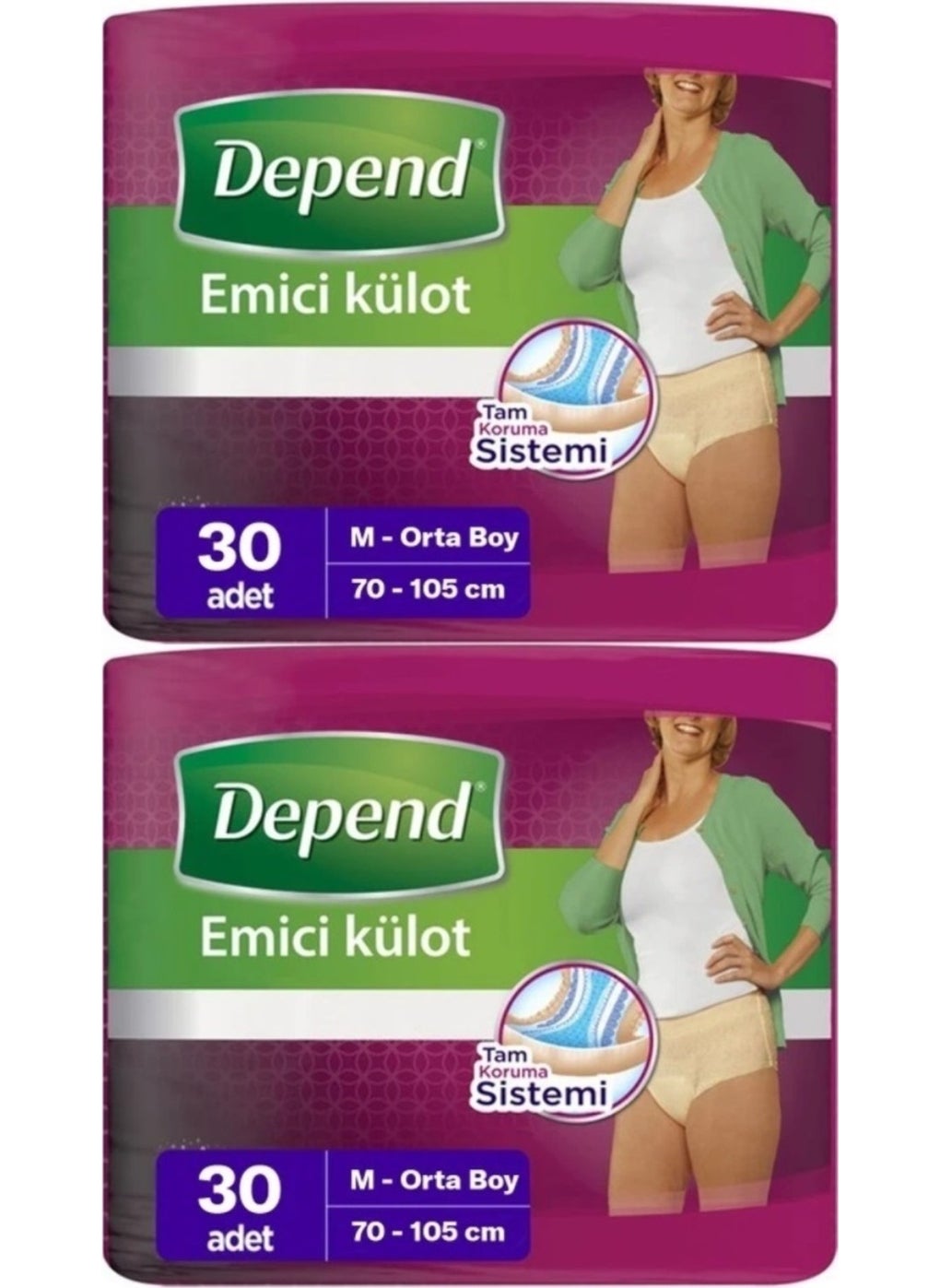 Absorbent Panty Diaper Medium - Medium Women 60 Pieces (2pk*30) - pzsku/ZFA3E28EE5F0E06AF98E2Z/45/_/1730909905/43628c99-ffce-46b7-8f88-a830794df943