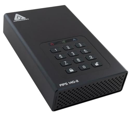 Apricorn 10TB Aegis Padlock DT 256-Bit Encrypted USB 3.0 Hard Drive (ADT-3PL256-10TB) - Image 5