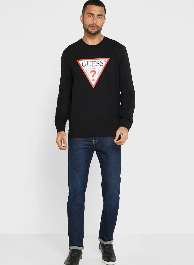 GUESS Logo Printed T-Shirt