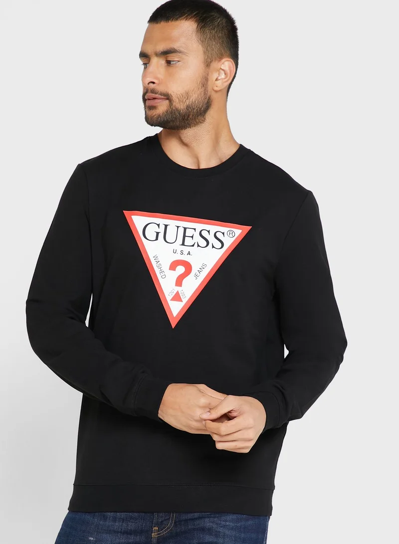 GUESS Logo Printed T-Shirt