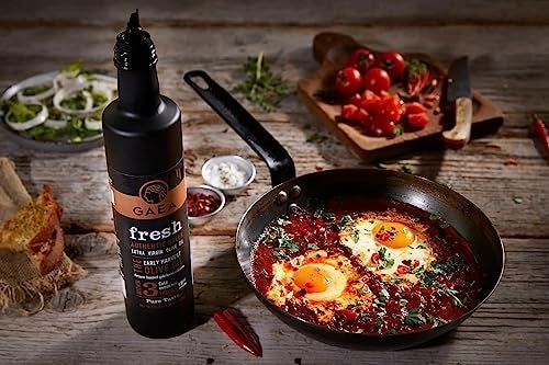 Gaea Fresh Greek Extra Virgin Olive Oil Single Origin EVOO 17 oz. Bottle - Image 5