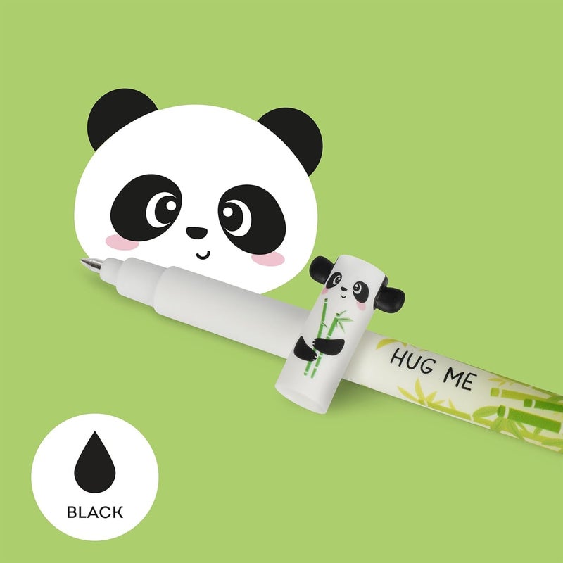 LEGAMI - Set of 12 Erasable Gel Pens with Thermosensitive Erase Ink, Range of ink colours & barrel designs, 0.7mm Tip, Animal Designs - Image 2