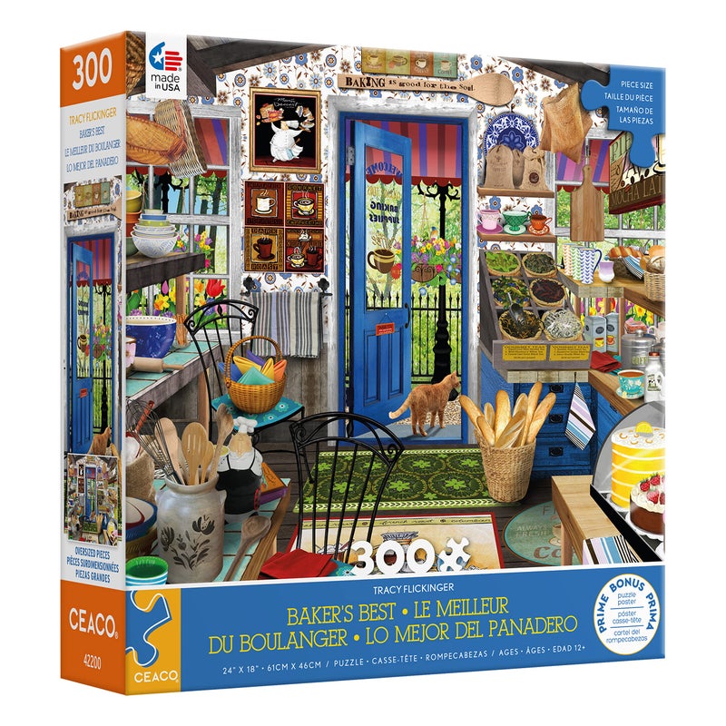 Ceaco - Tracy Flickinger - Baker's Best - 300 Piece Jigsaw Puzzle - Image 3