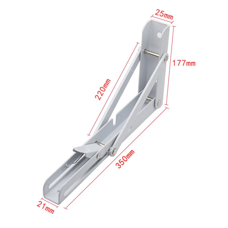Triangles Folding Angle Bracket Bearing Shelf Bracket Home Table Benchs Wall Mounted Support - Image 2