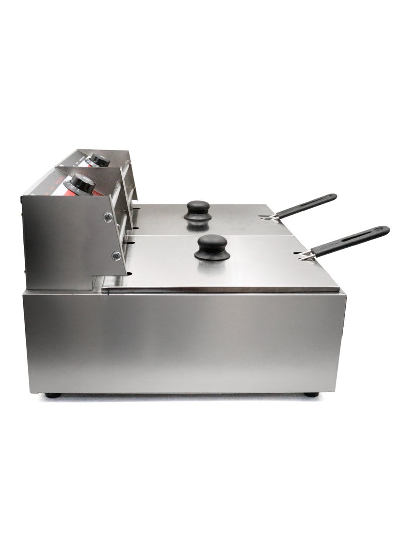 Grace - Grace Countertop Double Fryer  12L 5kW - Image 1