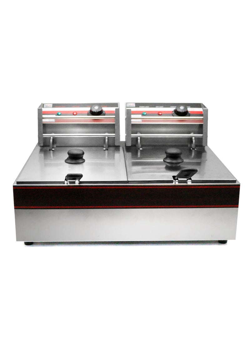 Grace - Grace Countertop Double Fryer  12L 5kW - Image 1