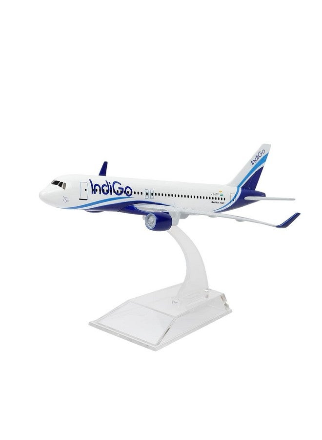 AmigozZ Diecast Aeroplane Scale Model only for Display, Size -16 cm-A320 (Indigo Airlines) - Image 3