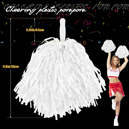 Faxco Plastic Cheerleading Pom Pom for Spirit Squadsikit Rooters, Cheering Teams - Image 2