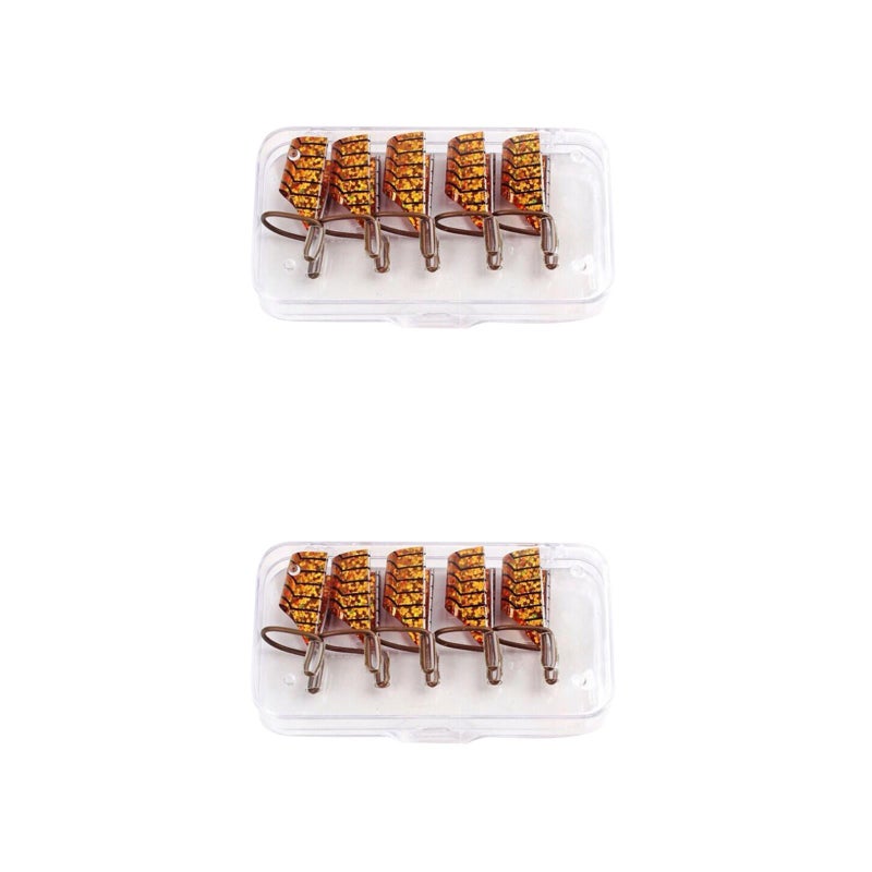 10 pcs of One Box Aluminum Nail Extension Finger Cover Reusable NAIL Art Forms Nail Tools for Manicure Home Salon (Golden) - Image 1