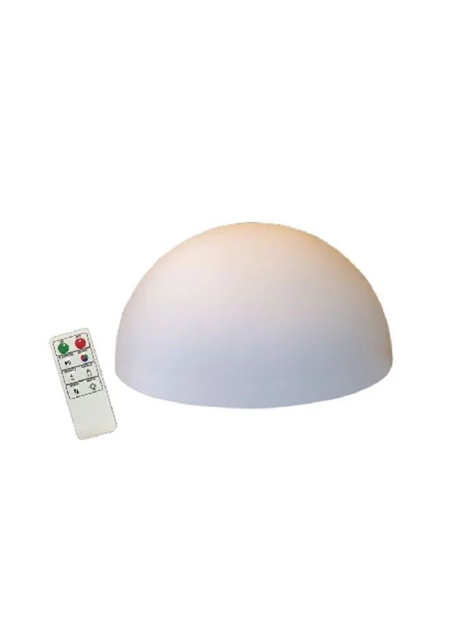 سيرين مصباح نصف كروي LED مزخرف بريموت كنترول أبيض 35 سم PBB-3519